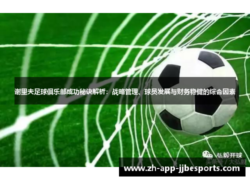 谢里夫足球俱乐部成功秘诀解析:战略管理、球员发展与财务稳健的综合因素 谢里夫足球俱乐部成功秘诀解析:战略管理、球员发展与财务稳健的综合因素